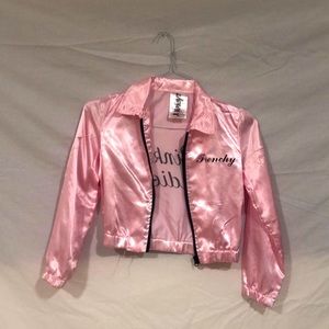 Grease Pink Ladies Frenchy Jacket Childrens Large-Adult S